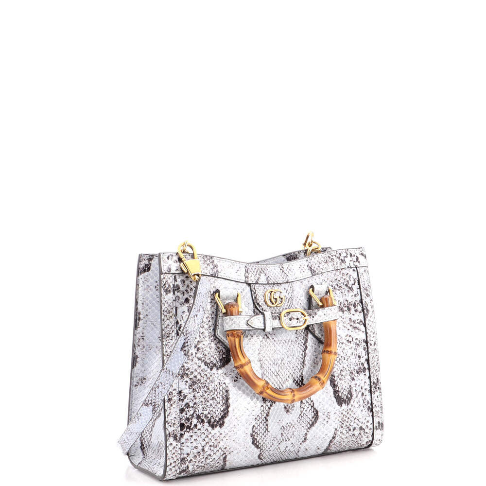 Gucci Small Diana NM Bamboo Handle Tote Python - Picture 3 of 6